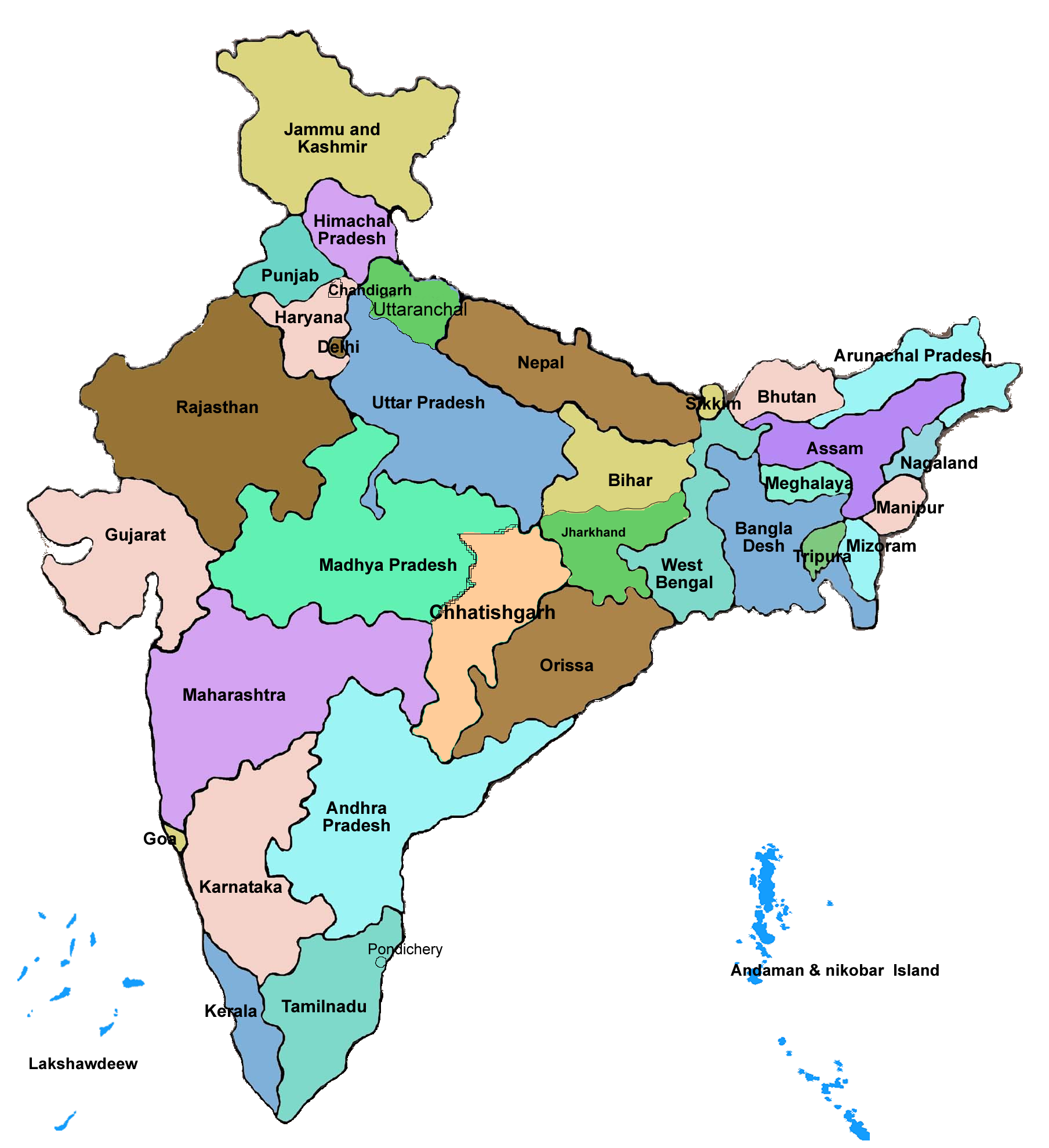 India Office Map